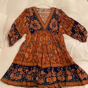 Boho babydoll dress